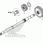 TRX500FM5 Вал ведущий