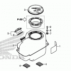 SXS500M Топливный бак