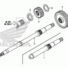 TRX420FA1 Вал ведущий