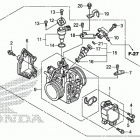 TRX500FM5 Корпус Дросселя