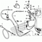 TRX500FM5 Рулевые переключатели и тросы