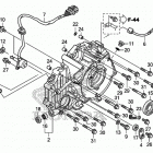 TRX500FM5 Крышка картера задняя