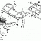 TRX500FM2 Багажник