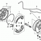TRX420FA1 Задний тормоз