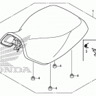 TRX500FM2 Сидение