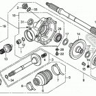 TRX420FA1 Редуктор задний