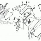 TRX420FA1 Side cover@tank cover
