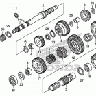 TRX500FA7 Трансмиссия