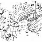 TRX420FA1 Заднее крыло