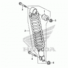 TRX420FA1 Задний амортизатор