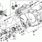 SXS500M Передняя крышка картера