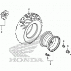 TRX420FA1 Заднее колесо