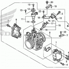 SXS500M Корпус Дросселя