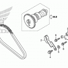 SXS500M Цепь ГРМ и натяжитель