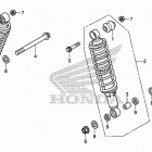 TRX420FA5 Задние амортизаторы