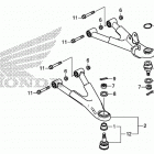 SXS500M Передняя подвеска