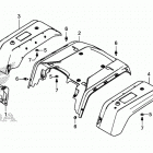 SXS500M Задний бампер
