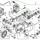TRX500FA7 Передний редуктор