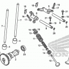 TRX500FM5 Распределительный вал и клапана