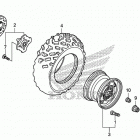 TRX420FA1 Переднее колесо