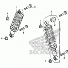 TRX420FA1 Передние аммортизаторы