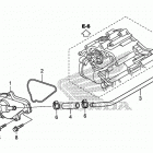 TRX500FA7 Крышка водяной помпы