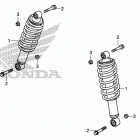 SXS500M Передние аммортизаторы