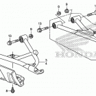 TRX500FM5 Передний рычаг