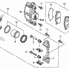 SXS500M Передний суппорт