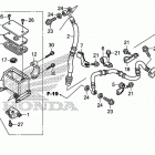 TRX500FM5 Главный тормозной цилиндр -передний