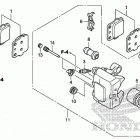 TRX500FM5 Передний тормозной суппорт