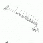 YZ85 YZ85F Вал переключения