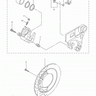V STAR 1300 DELUXE XVS13BGF/XVS13BGFC Задний суппорт