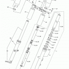 V STAR 950 XVS95FO/XVS95FB/XVS95FCO/XVS95FCB Передняя вилка