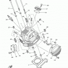 TTR230 TTR230F Головка цилиндра