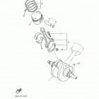 V STAR 650 CUSTOM XVS65FB/XVS65FCB Коленчатый вал и Поршень