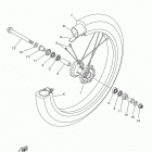 TTR230 TTR230F Переднее колесо