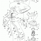 STRYKER BULLET COWL XVS13CFGR/XVS13CFCGR Топливный бак