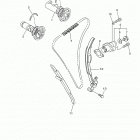 WR450F WR450FF Цепь механизма газораспределения