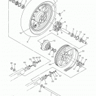 V STAR 950 XVS95FO/XVS95FB/XVS95FCO/XVS95FCB Заднее колесо