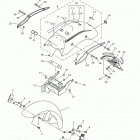 V STAR 950 XVS95FO/XVS95FB/XVS95FCO/XVS95FCB Крыло