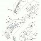 YZ450F YZ450FFL/YZ450FFW Боковая панель