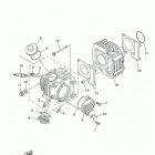 TTR110E TTR110EF Головка цилиндра