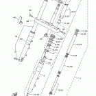 V STAR 650 CUSTOM XVS65FB/XVS65FCB Передняя вилка