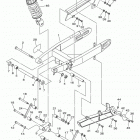 V STAR 1300 DELUXE XVS13BGF/XVS13BGFC Задний рычаг подвески