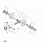 PW50 PW50F1 Коленчатый вал и Поршень