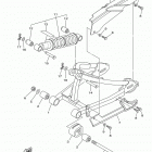 TTR110E TTR110EF Задний рычаг подвески