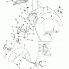 V STAR 1300 DELUXE XVS13BGF/XVS13BGFC Крыло