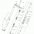 STRYKER XVS13CFCS/XVS13CFS Передняя вилка