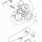WR450F WR450FF Заднее колесо